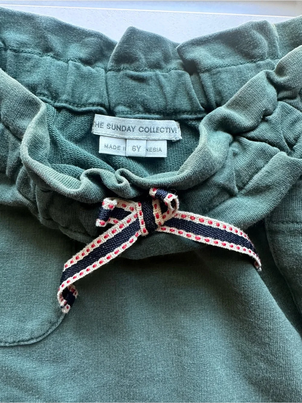 Girls' Forest Green Drawstring Pocket Skirt